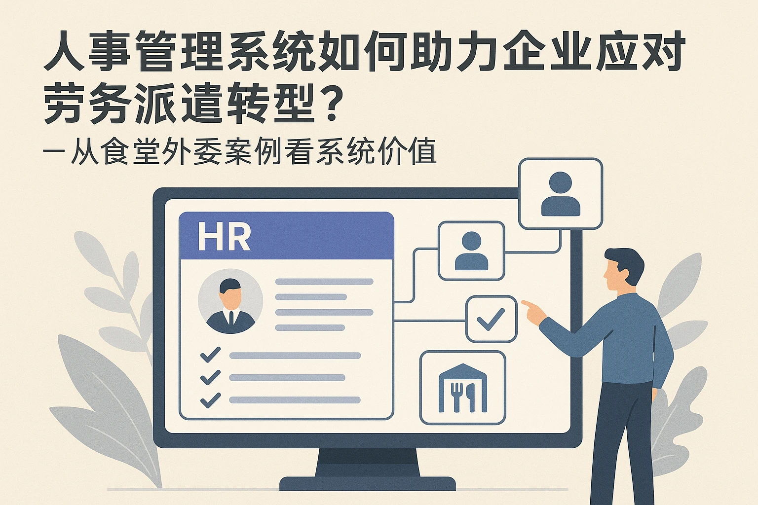 人事管理系统如何助力企业应对劳务派遣转型？——从食堂外委案例看系统价值