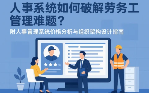 人事系统如何破解劳务工管理难题?附人事管理系统价格分析与组织架构设计指南