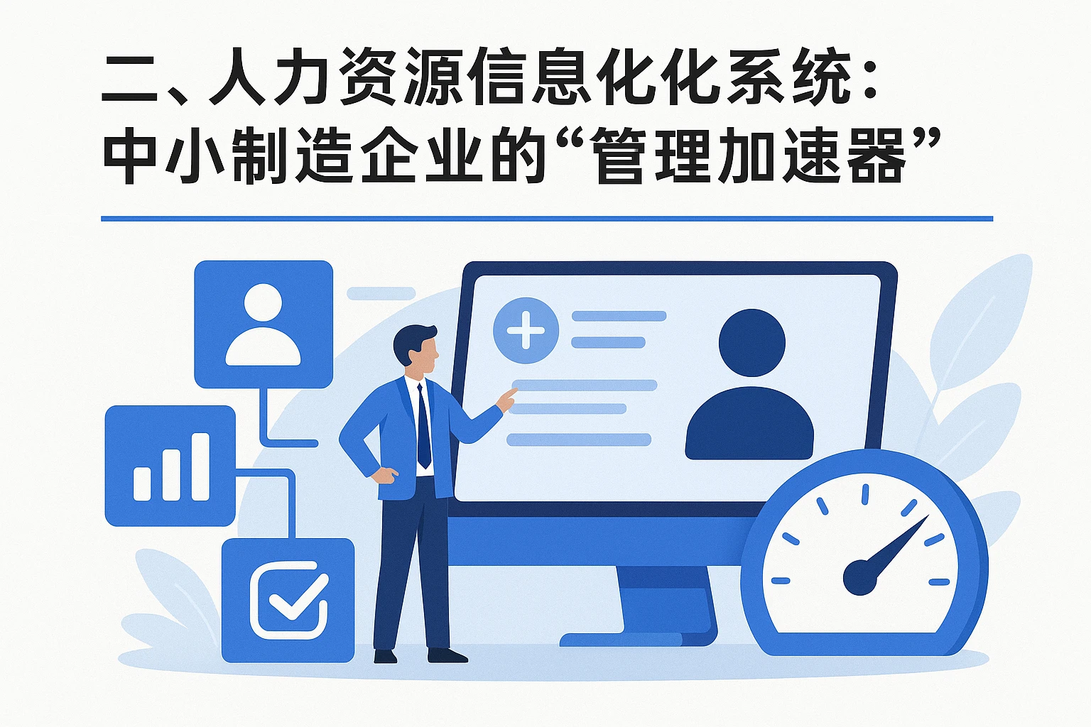 二、人力资源信息化系统：中小制造企业的“管理加速器”