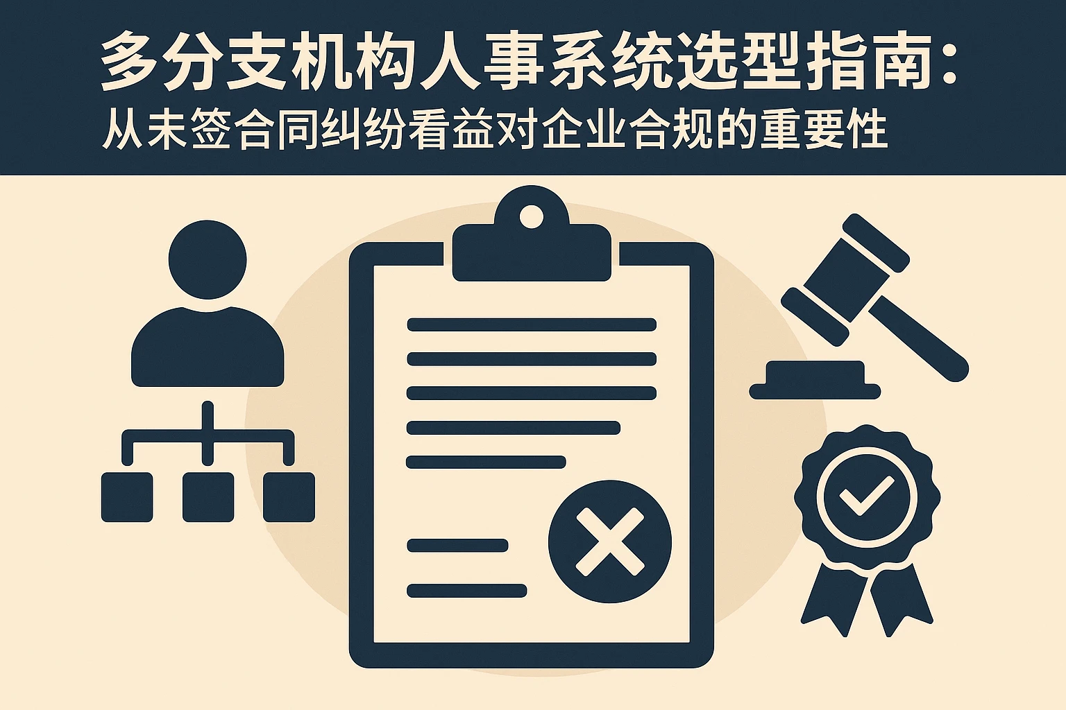 多分支机构人事系统选型指南：从未签合同纠纷看系统对企业合规的重要性