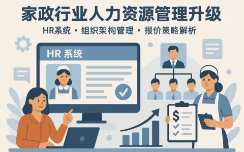 家政行业人力资源管理升级：HR系统、组织架构管理与报价策略解析