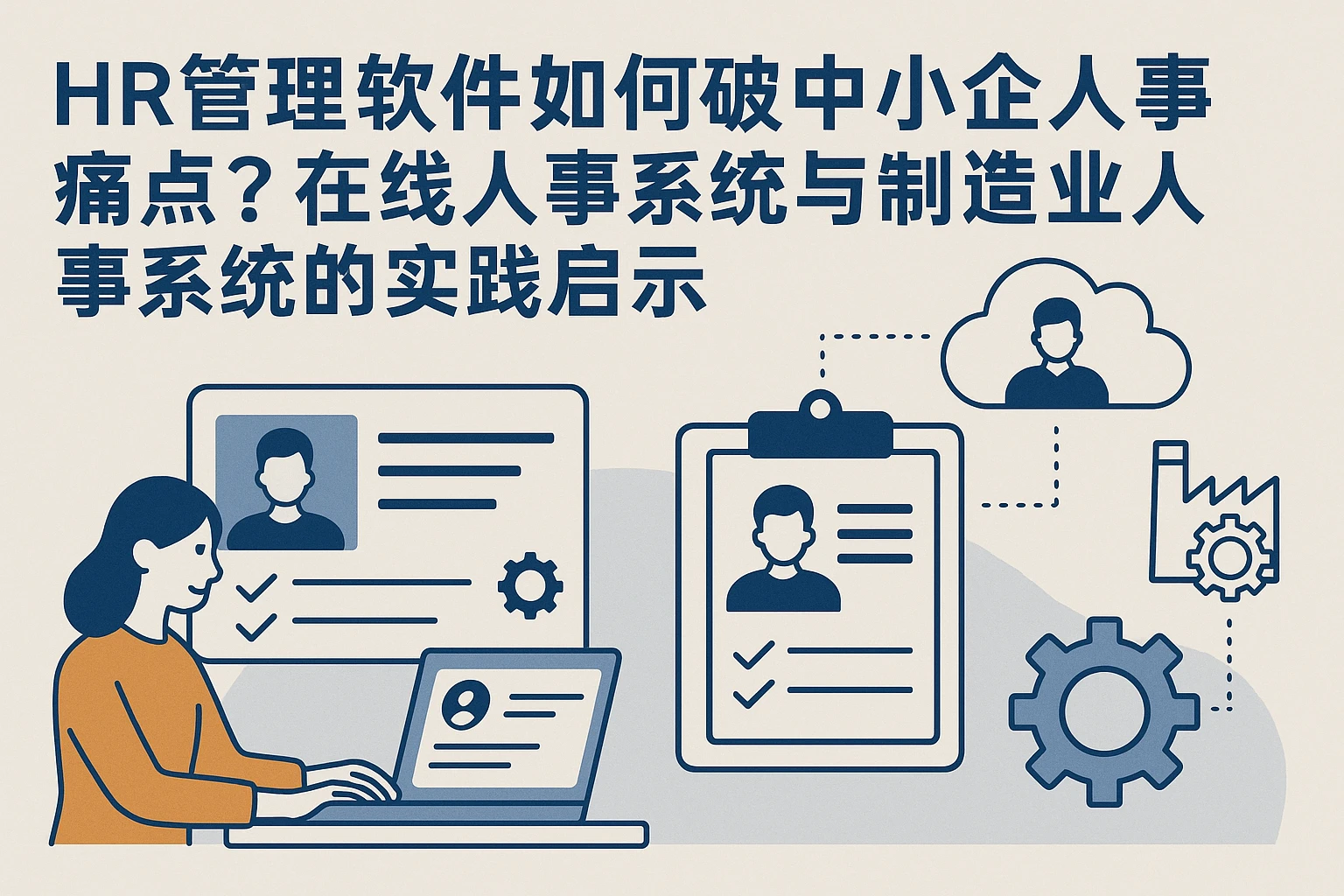 HR管理软件如何破解中小企人事痛点？在线人事系统与制造业人事系统的实践启示