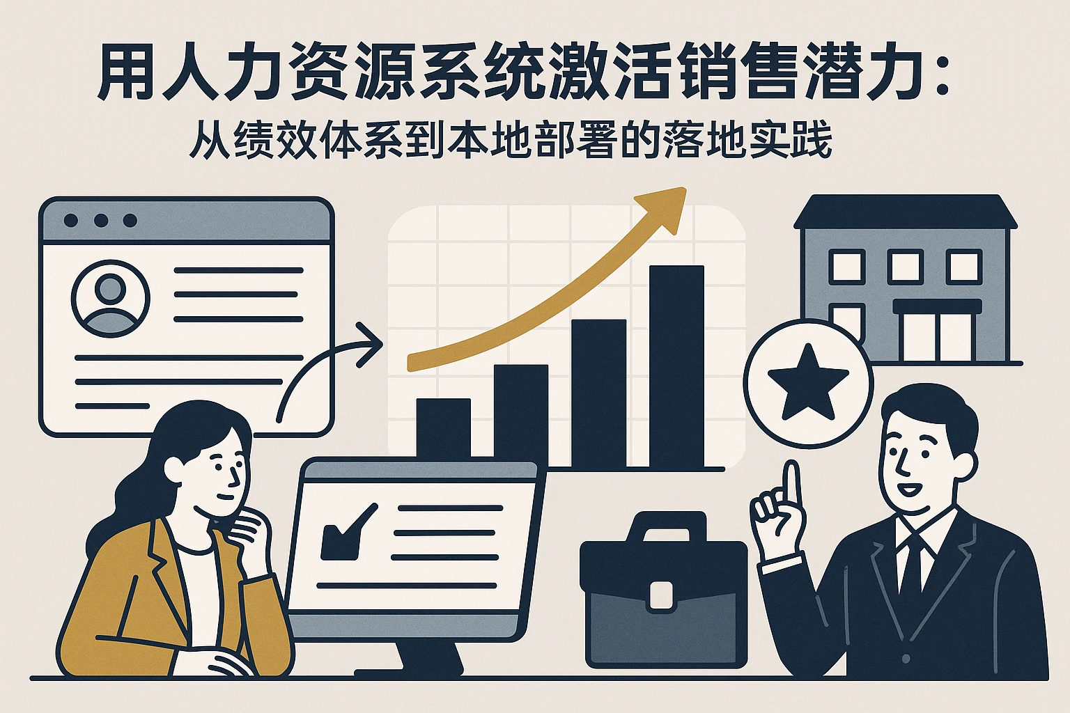 用人力资源系统激活销售潜力：从绩效体系到本地部署的落地实践