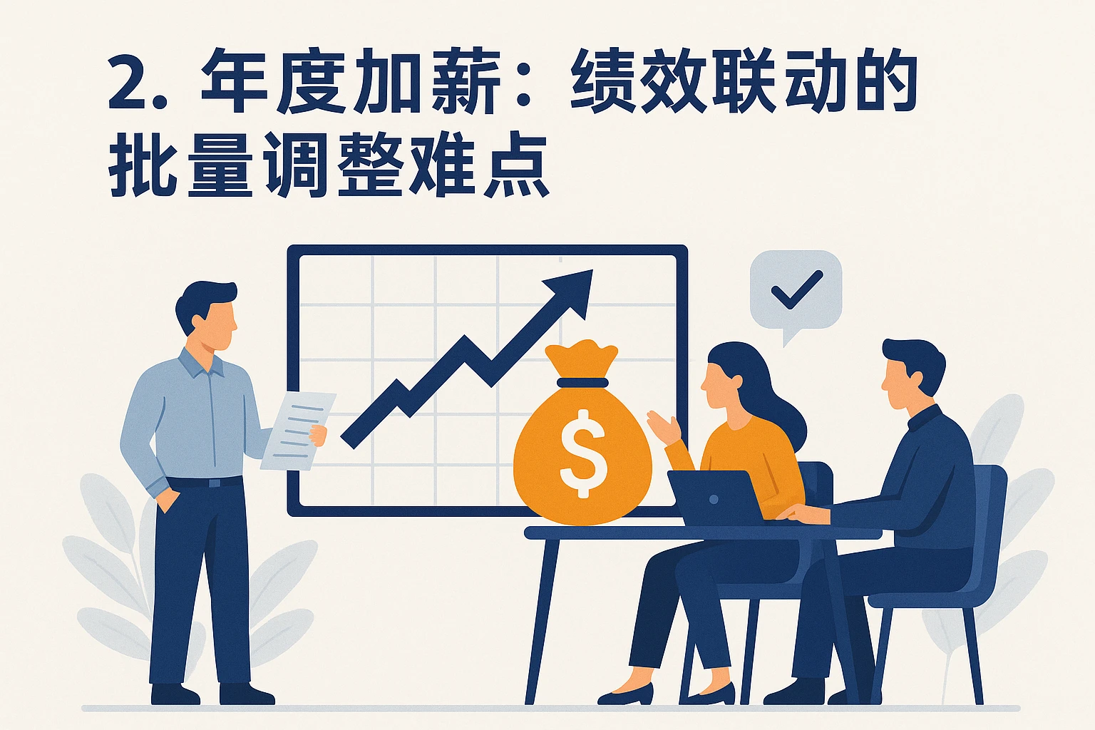 2. 年度加薪：绩效联动的批量调整难点