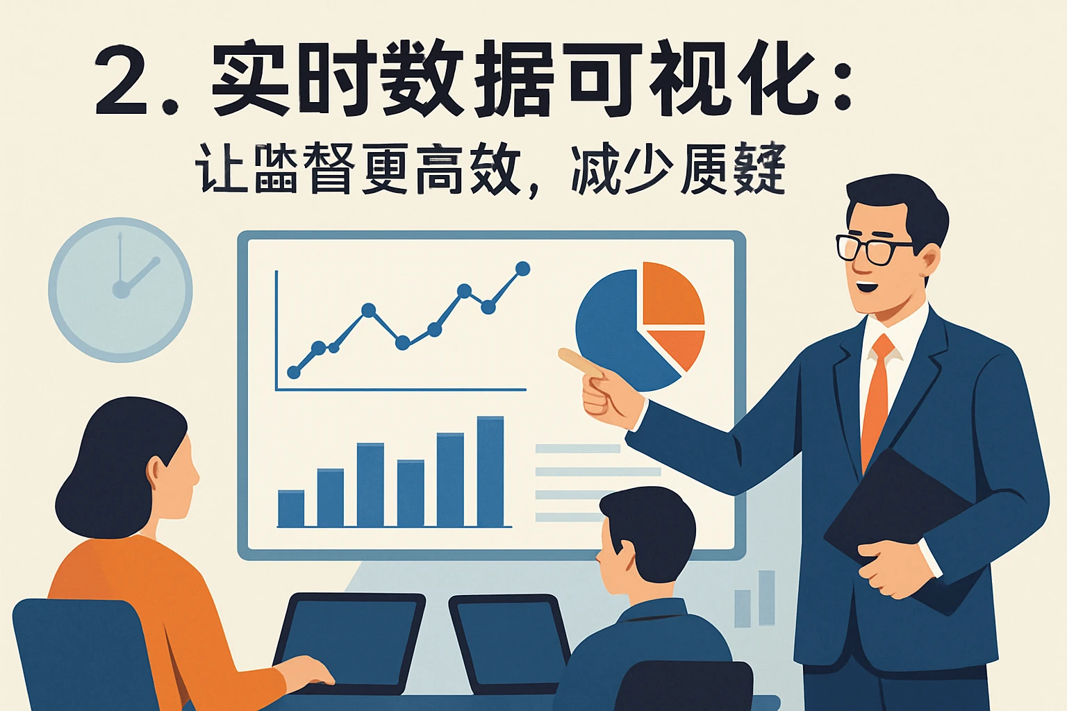 2. 实时数据可视化：让监督更高效，减少质疑