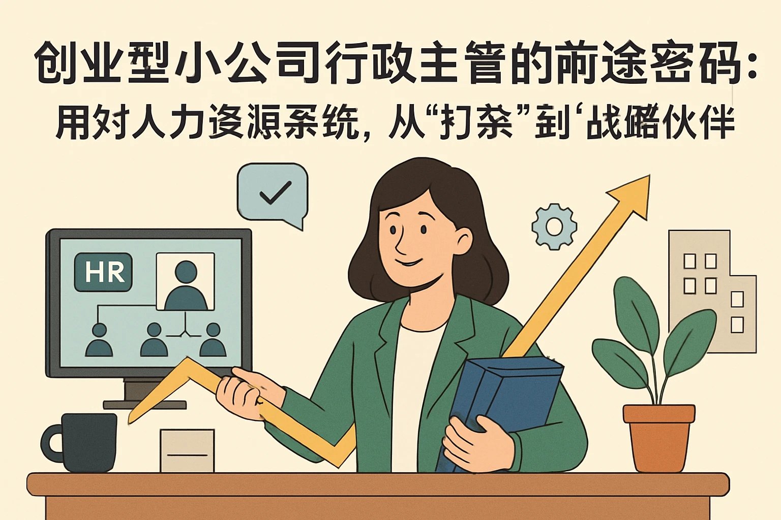 创业型小公司行政主管的前途密码：用对人力资源系统，从“打杂”到“战略伙伴”