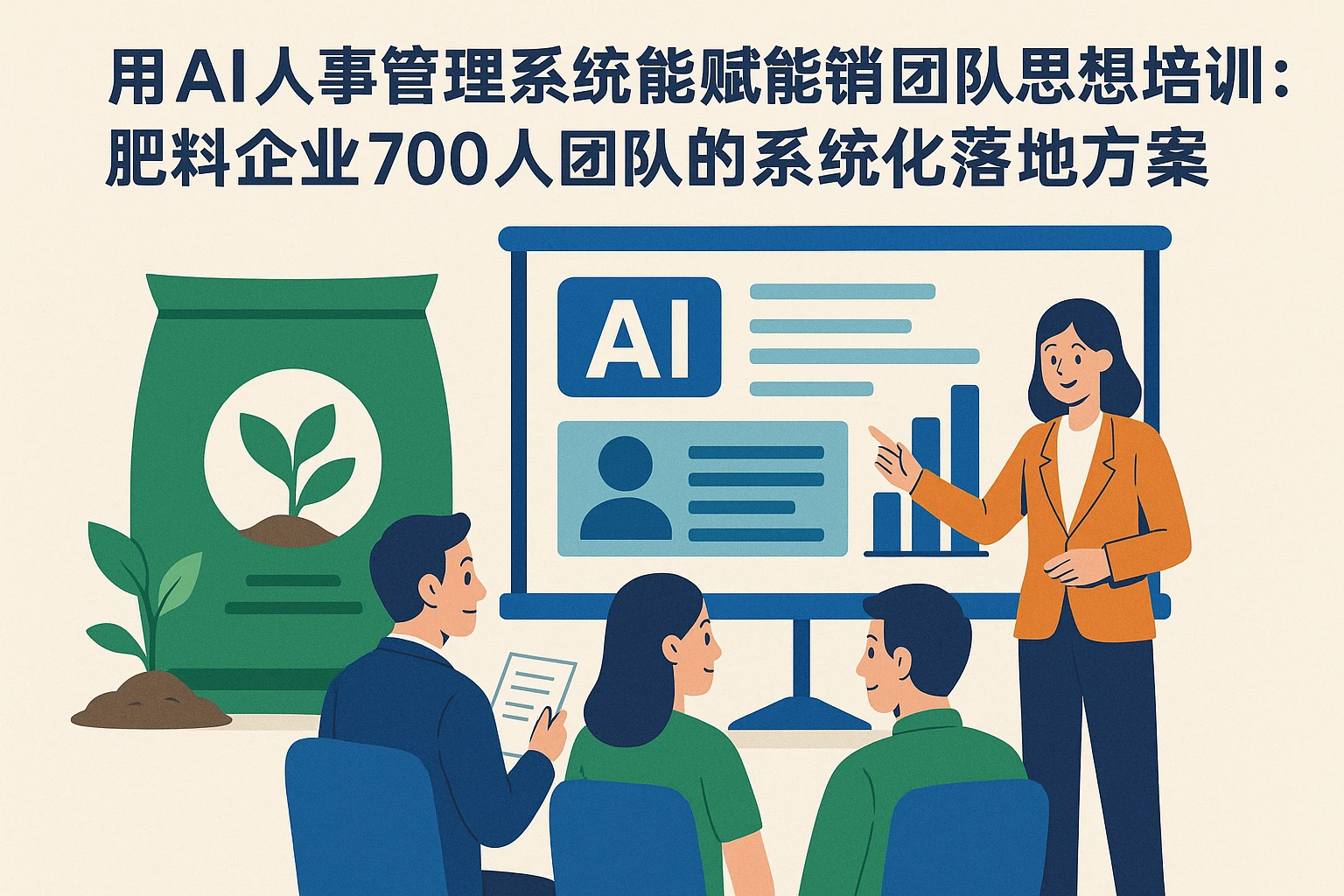 用AI人事管理系统赋能销售团队思想培训：肥料企业700人团队的系统化落地方案