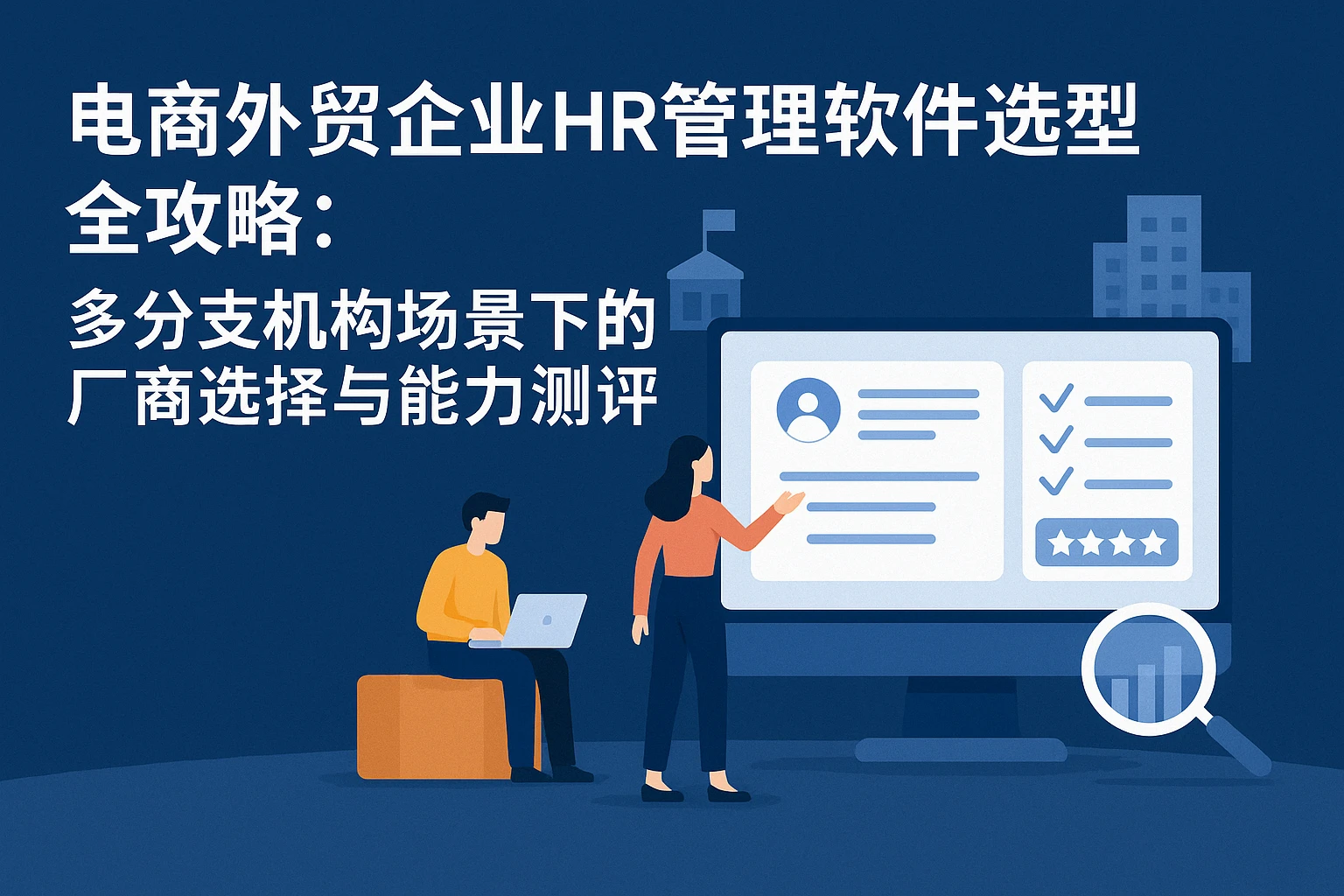 电商外贸企业HR管理软件选型全攻略：多分支机构场景下的厂商选择与能力测评