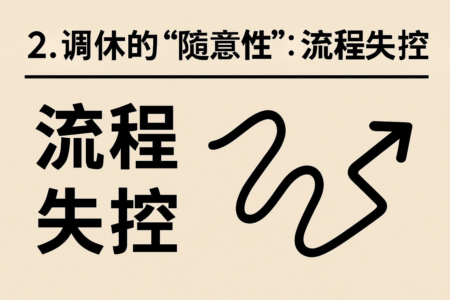 2. 调休的“随意性”：流程失控