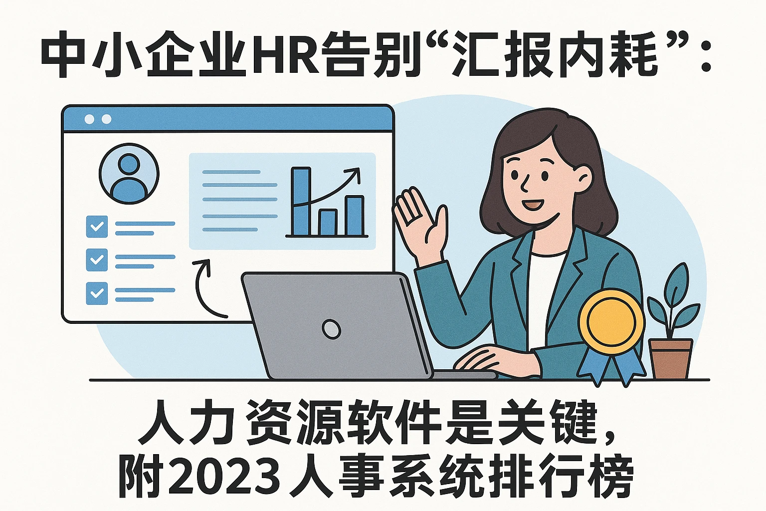 中小企业HR告别“汇报内耗”：人力资源软件是关键，附2023人事系统排行榜