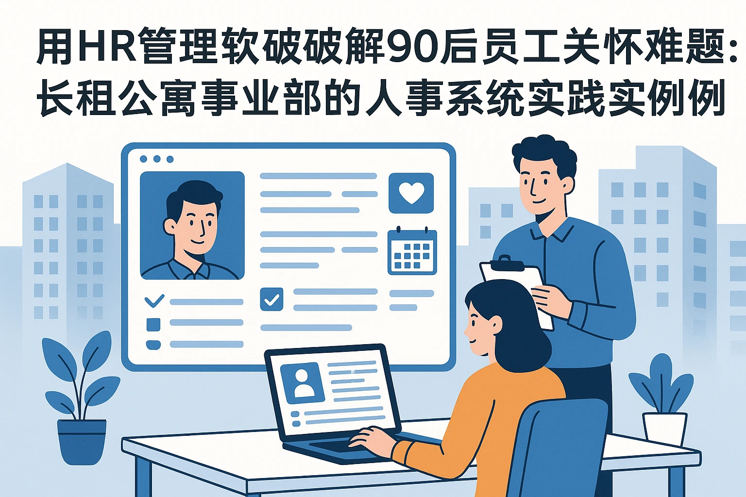 用HR管理软件破解90后员工关怀难题：长租公寓事业部的人事系统实践案例