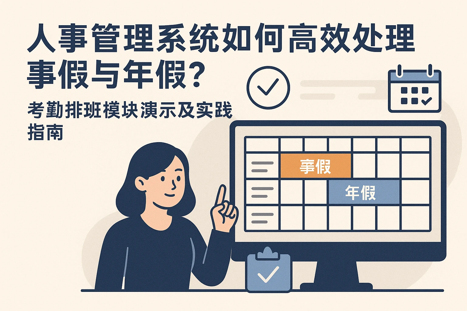 人事管理系统如何高效处理事假与年假？考勤排班模块演示及实践指南
