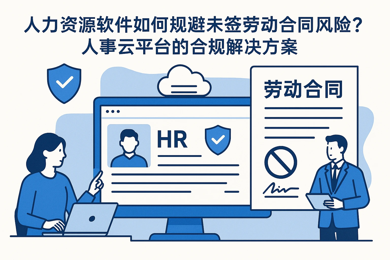 人力资源软件如何规避未签劳动合同风险？人事云平台的合规解决方案