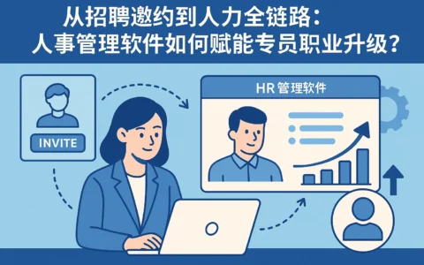 从招聘邀约到人力全链路：人事管理软件如何赋能专员职业升级？