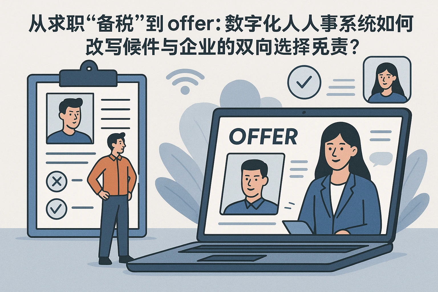 从求职“备胎”到offer：数字化人事系统如何改写候选人与企业的双向选择？