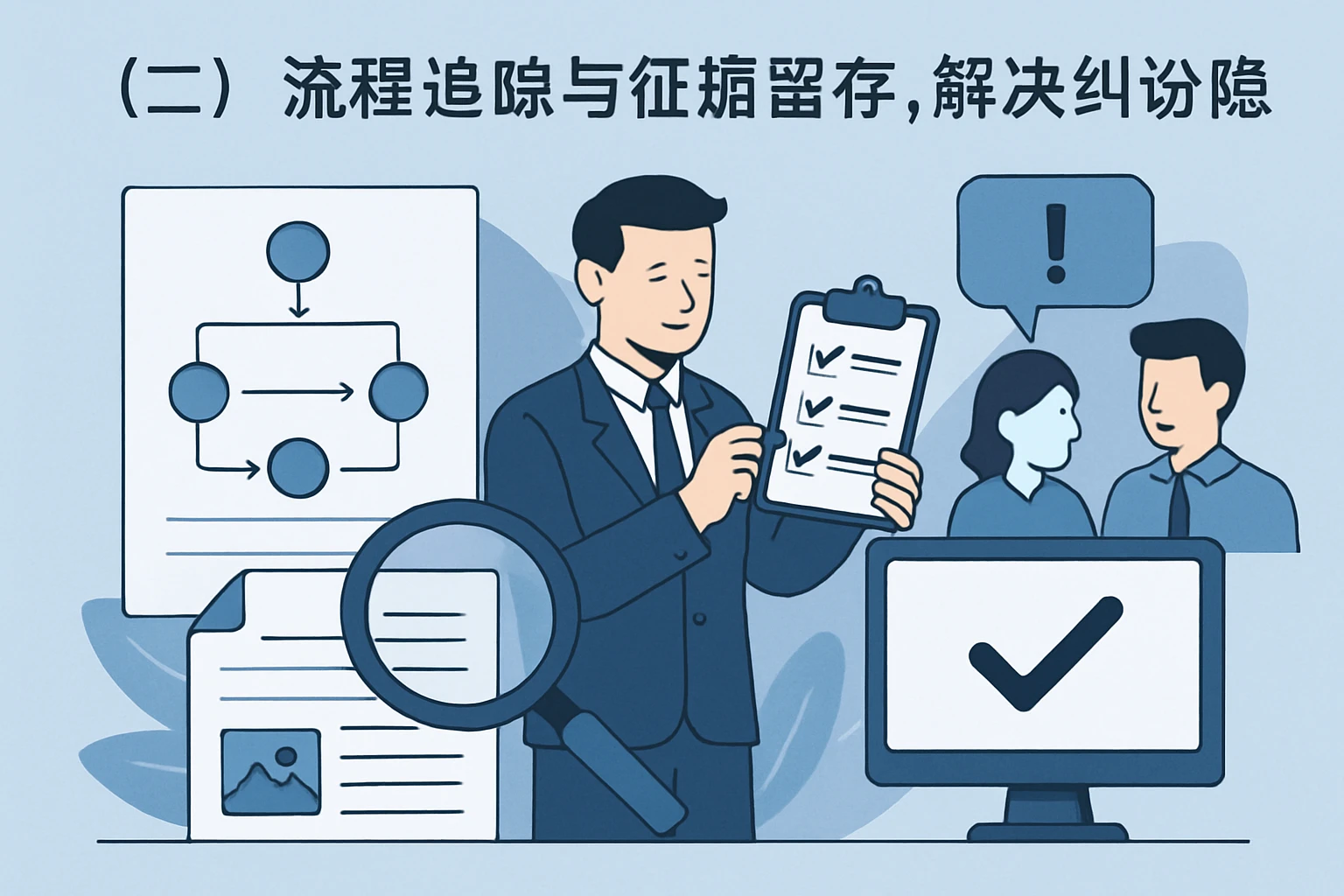 （二）流程追踪与证据留存，解决纠纷隐患