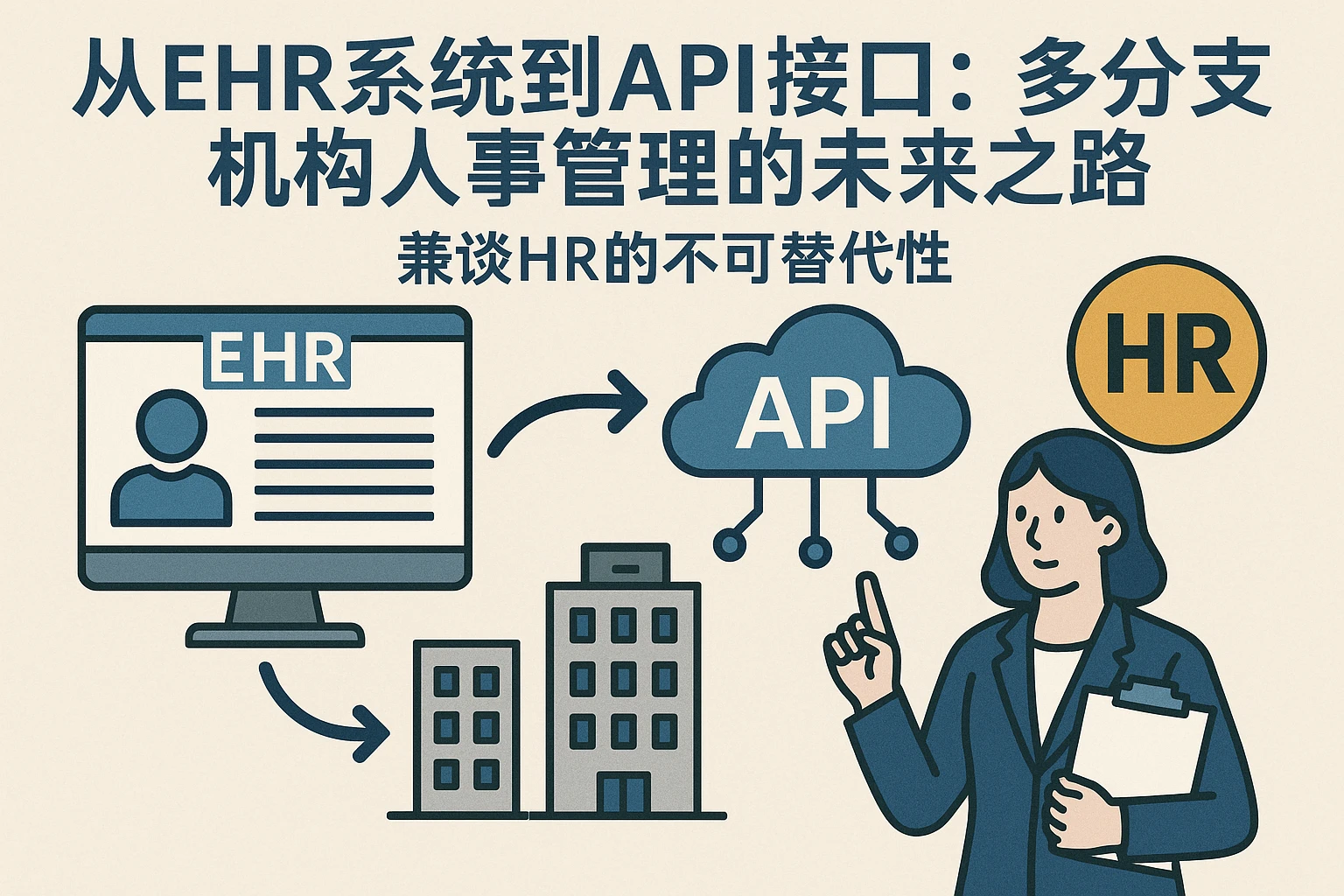 从EHR系统到API接口：多分支机构人事管理的未来之路——兼谈HR的不可替代性