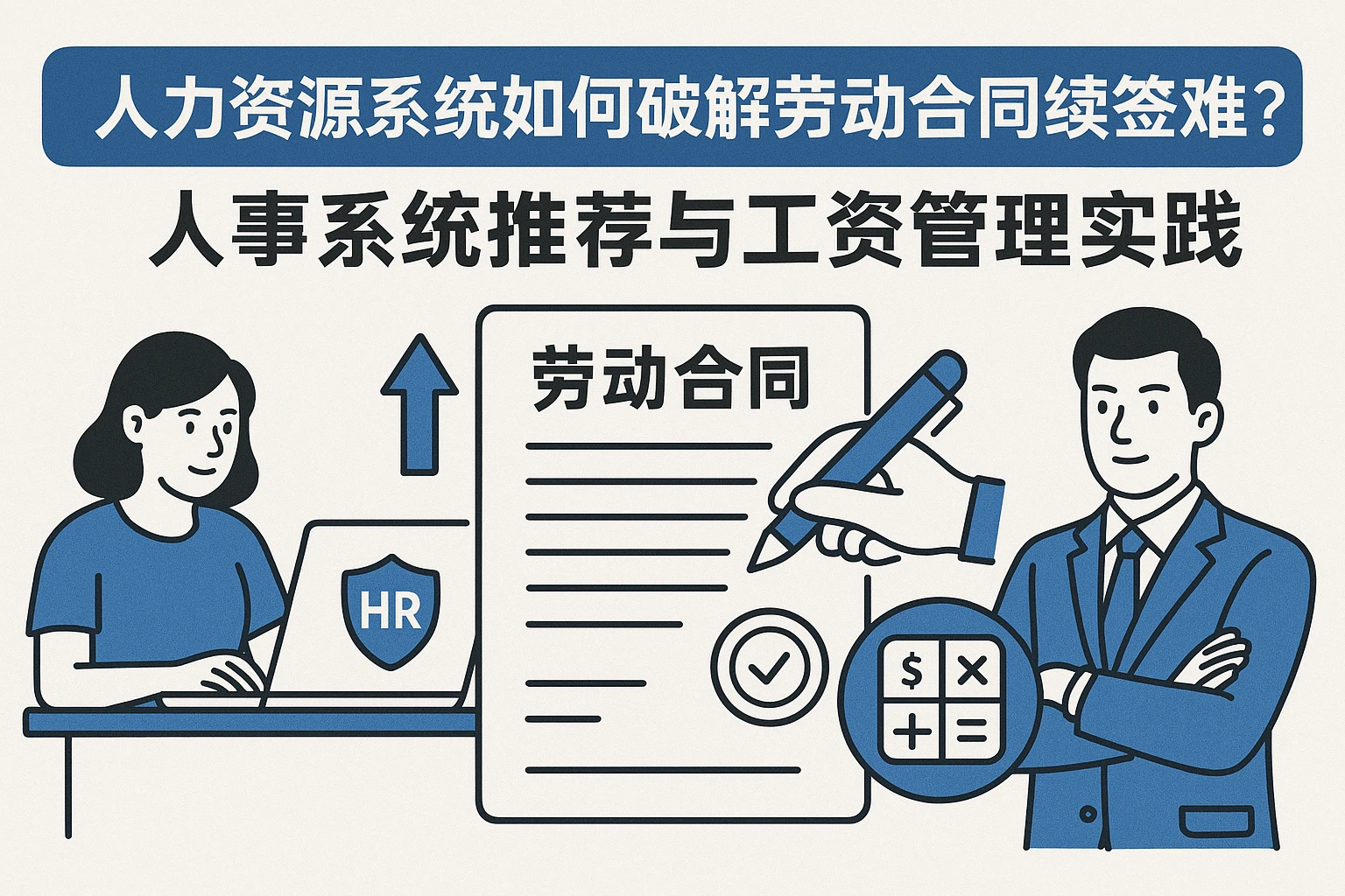 人力资源系统如何破解劳动合同续签难题？人事系统推荐与工资管理实践