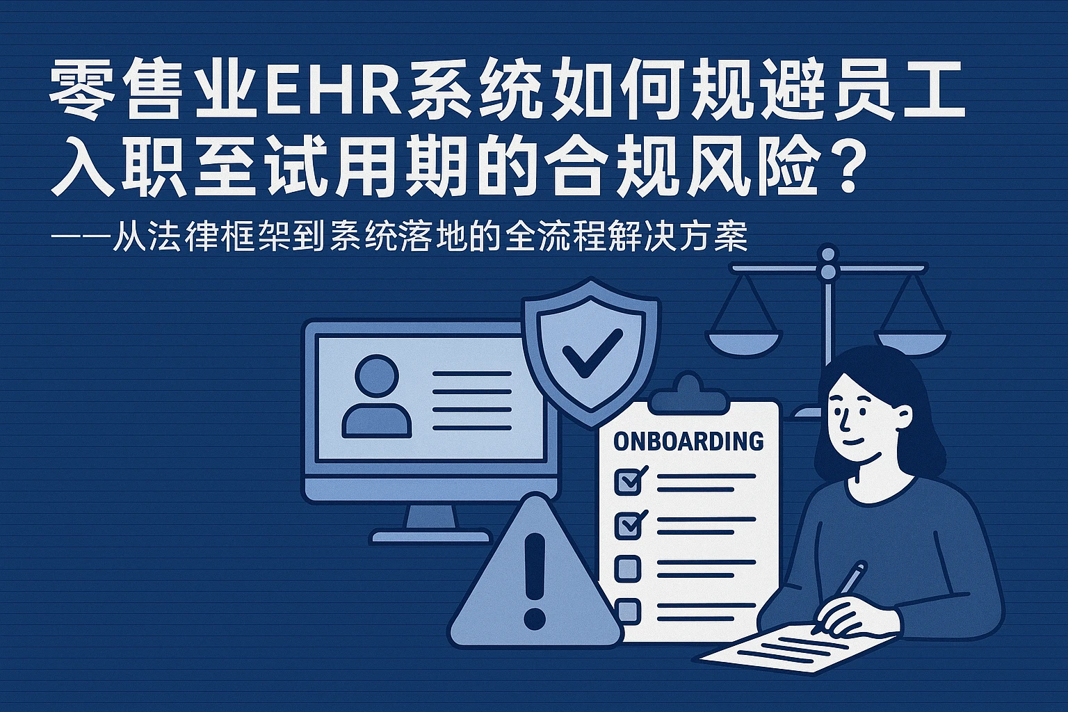 零售业ehr系统如何规避员工入职至试用期的合规风险？——从法律框架到系统落地的全流程解决方案