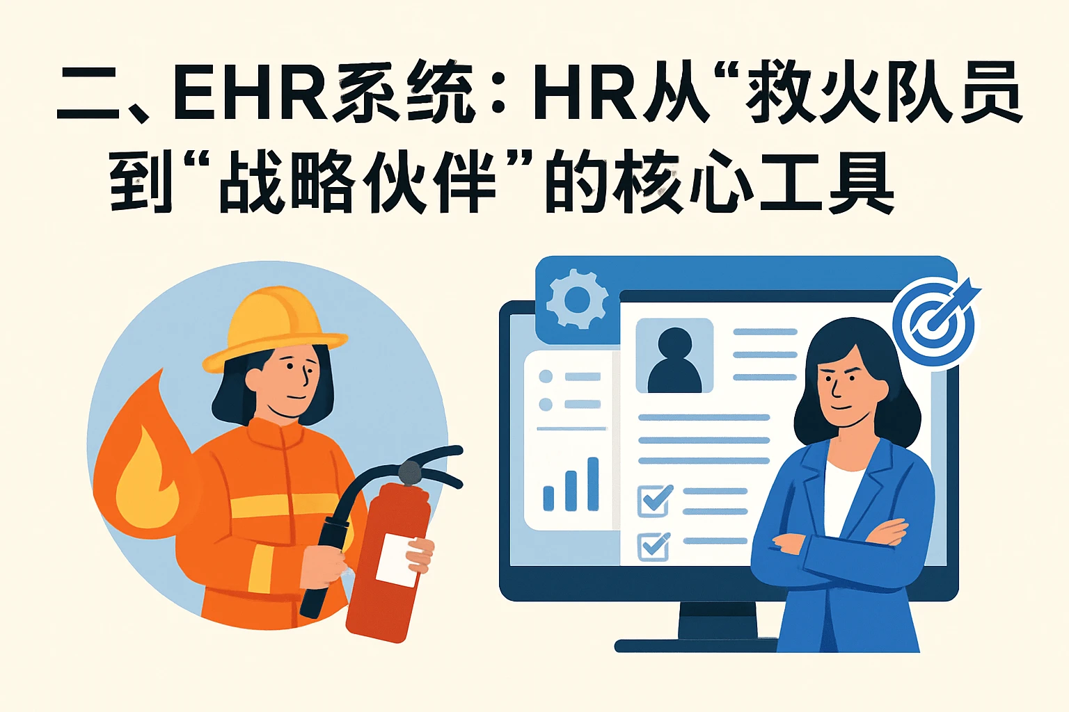 二、EHR系统：HR从“救火队员”到“战略伙伴”的核心工具