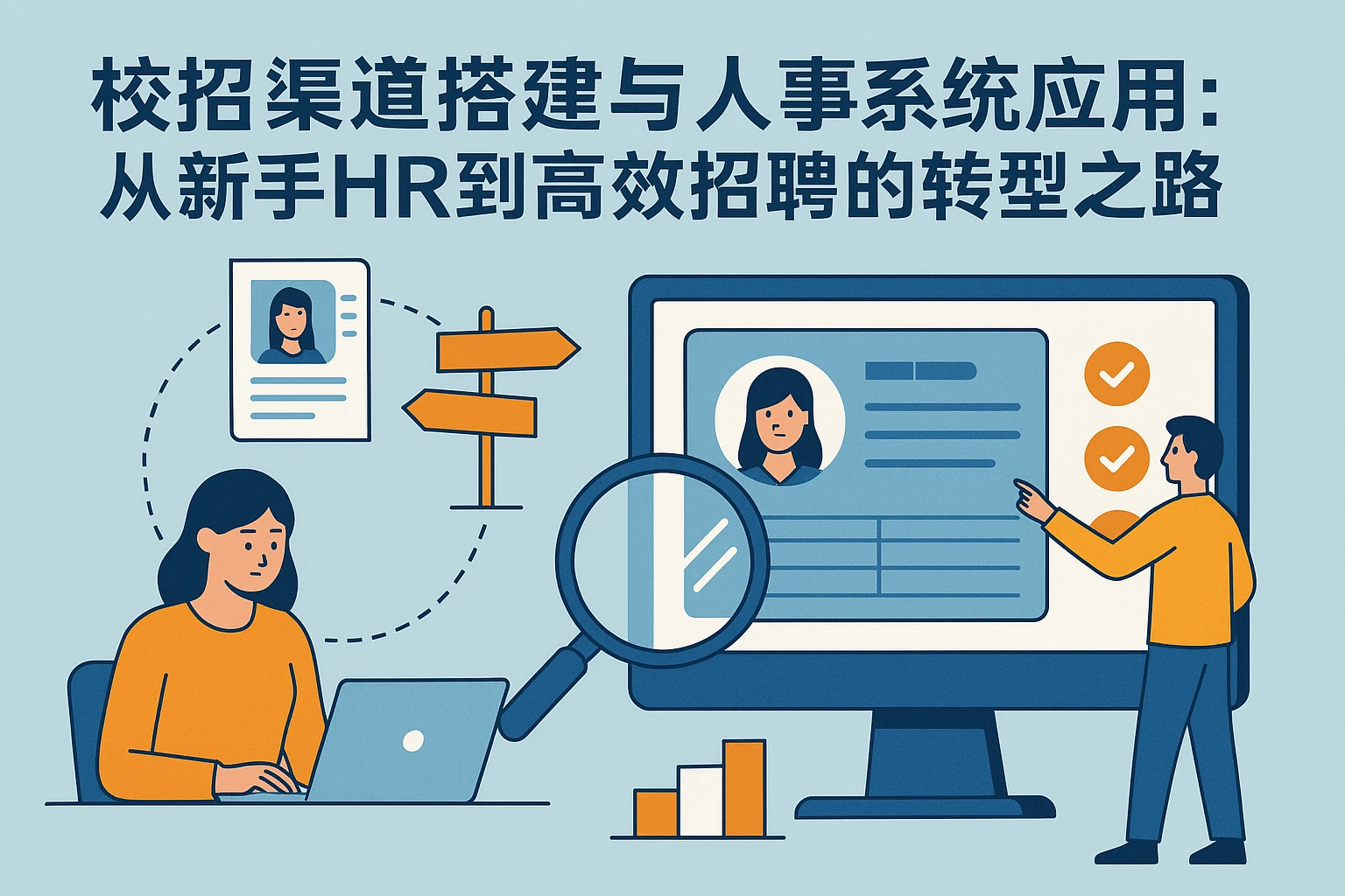 校招渠道搭建与人事系统应用：从新手HR到高效招聘的转型之路