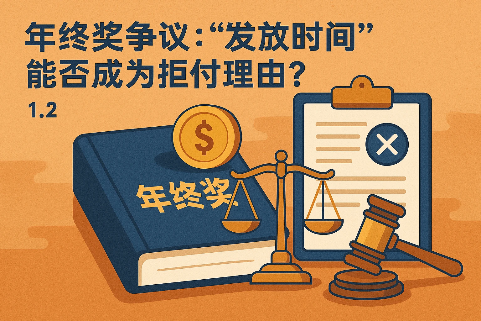 1.2 年终奖争议：“发放时间”能否成为拒付理由？