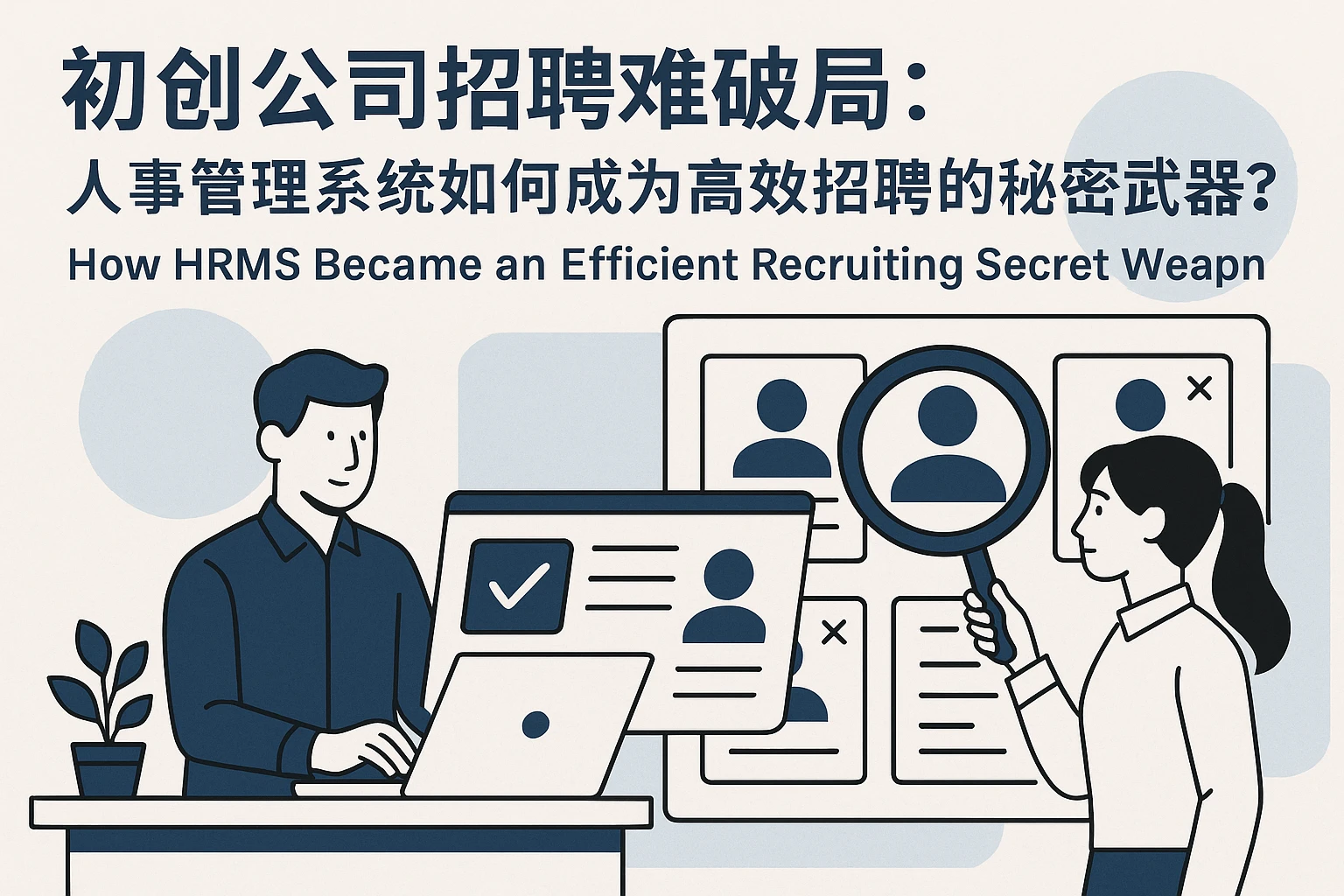 初创公司招聘难破局：人事管理系统如何成为高效招聘的秘密武器？