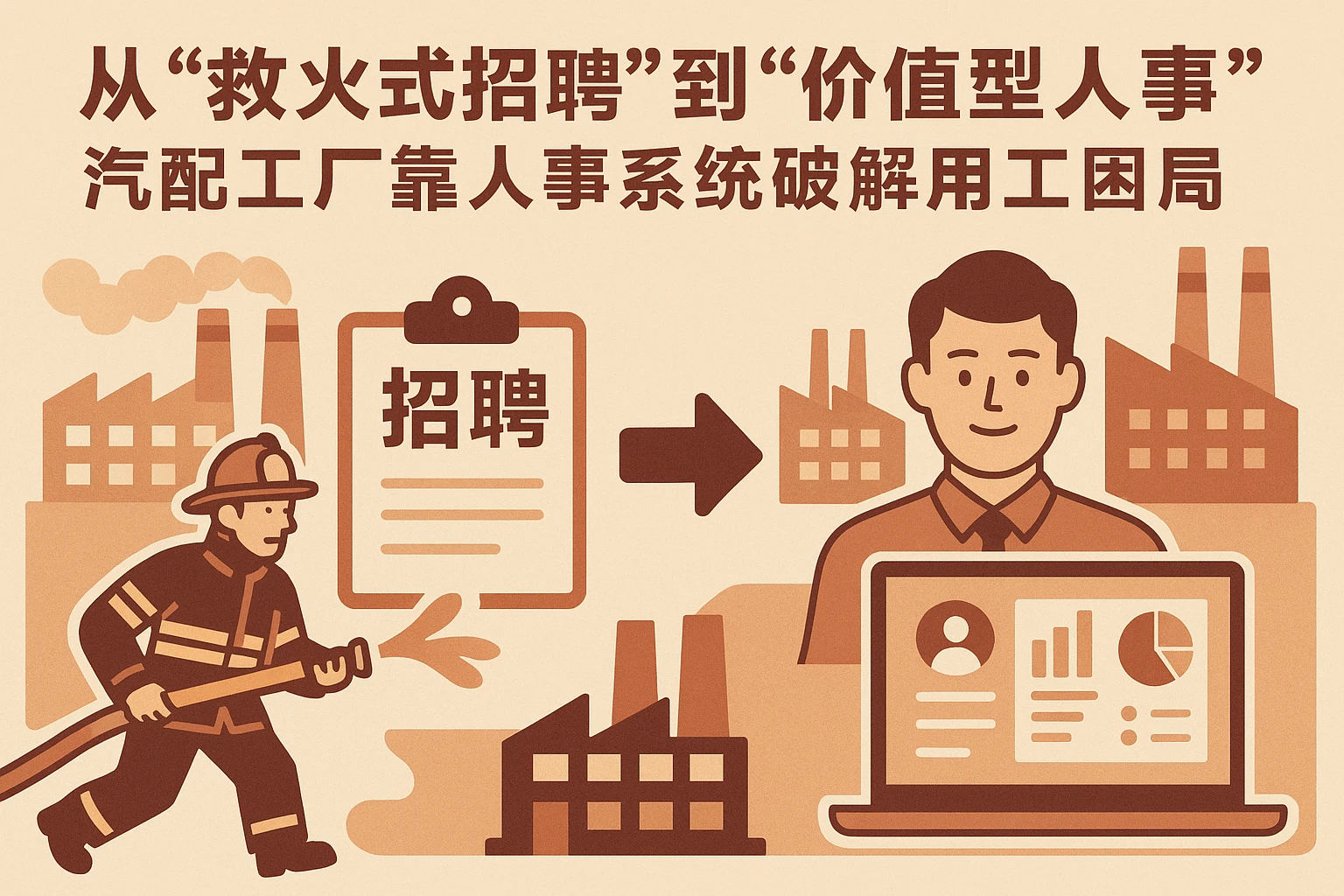 从“救火式招聘”到“价值型人事”：汽配工厂靠人事系统破解用工困局