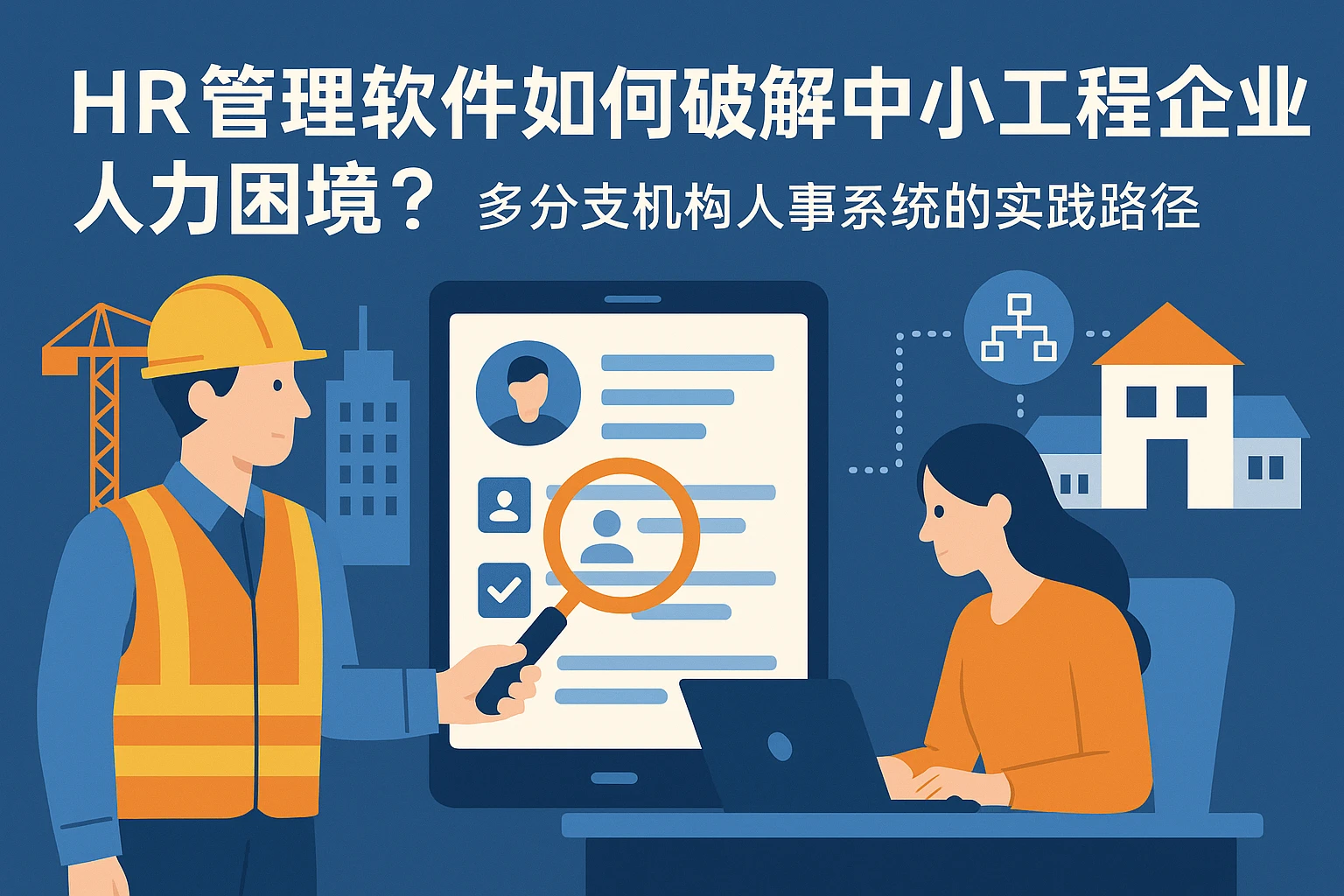 HR管理软件如何破解中小工程企业人力困境？多分支机构人事系统的实践路径