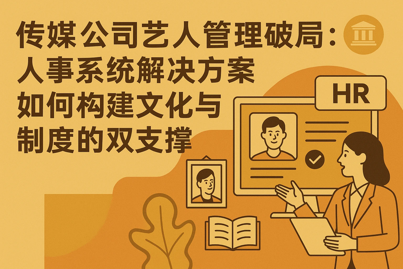 传媒公司艺人管理破局：人事系统解决方案如何构建文化与制度的双支撑