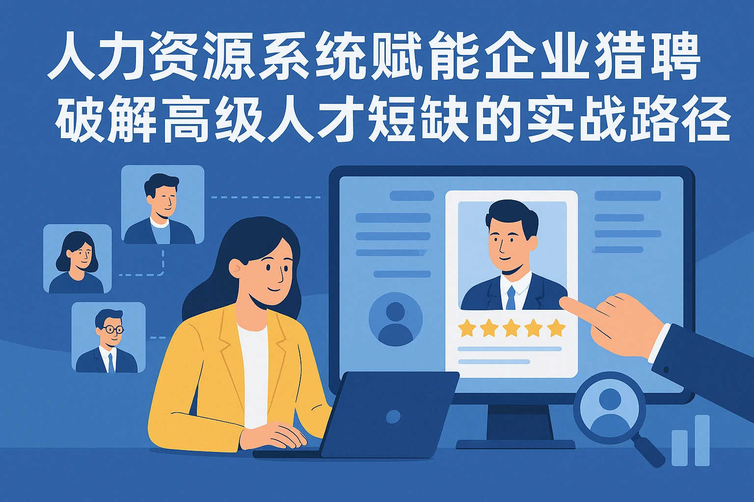 人力资源系统赋能企业猎聘：破解高级人才短缺的实战路径