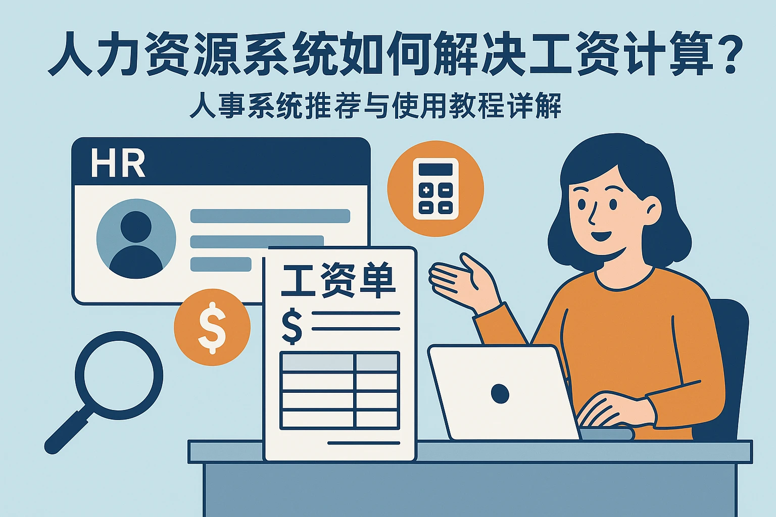 人力资源系统如何解决工资计算痛点？人事系统推荐与使用教程详解