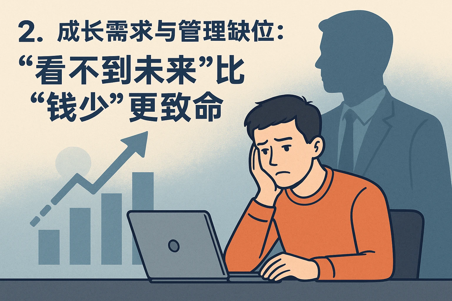 2. 成长需求与管理缺位：“看不到未来”比“钱少”更致命