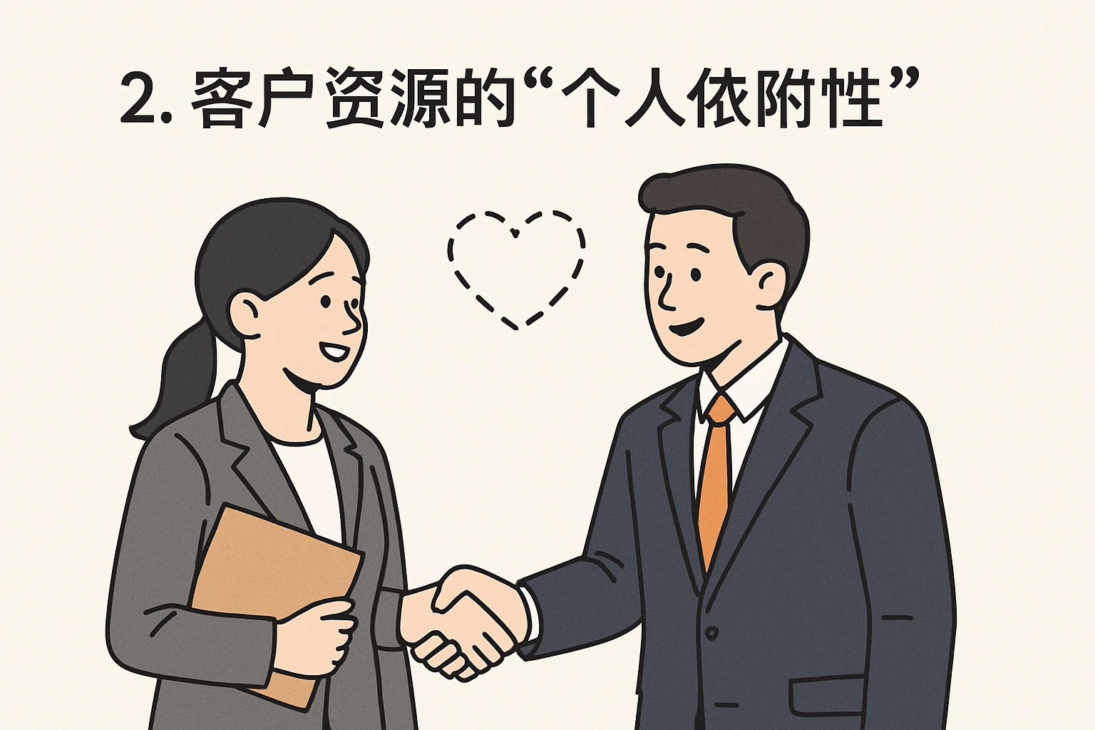 2. 客户资源的“个人依附性”