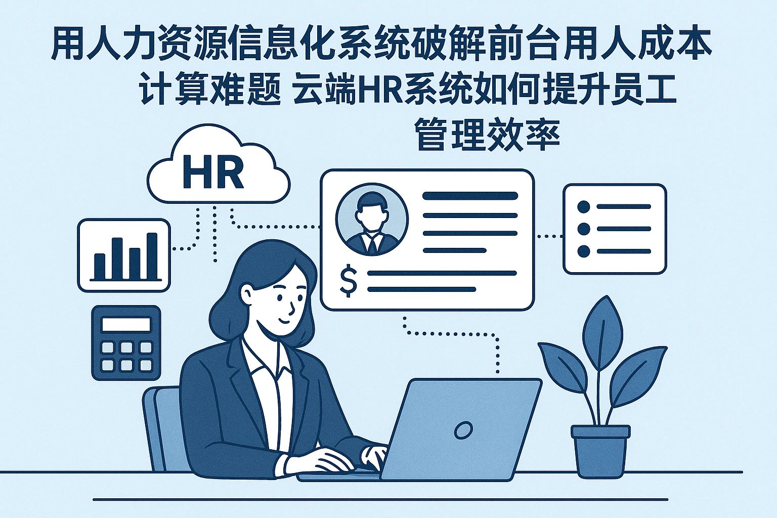 用人力资源信息化系统破解前台用人成本计算难题——云端HR系统如何提升员工管理效率