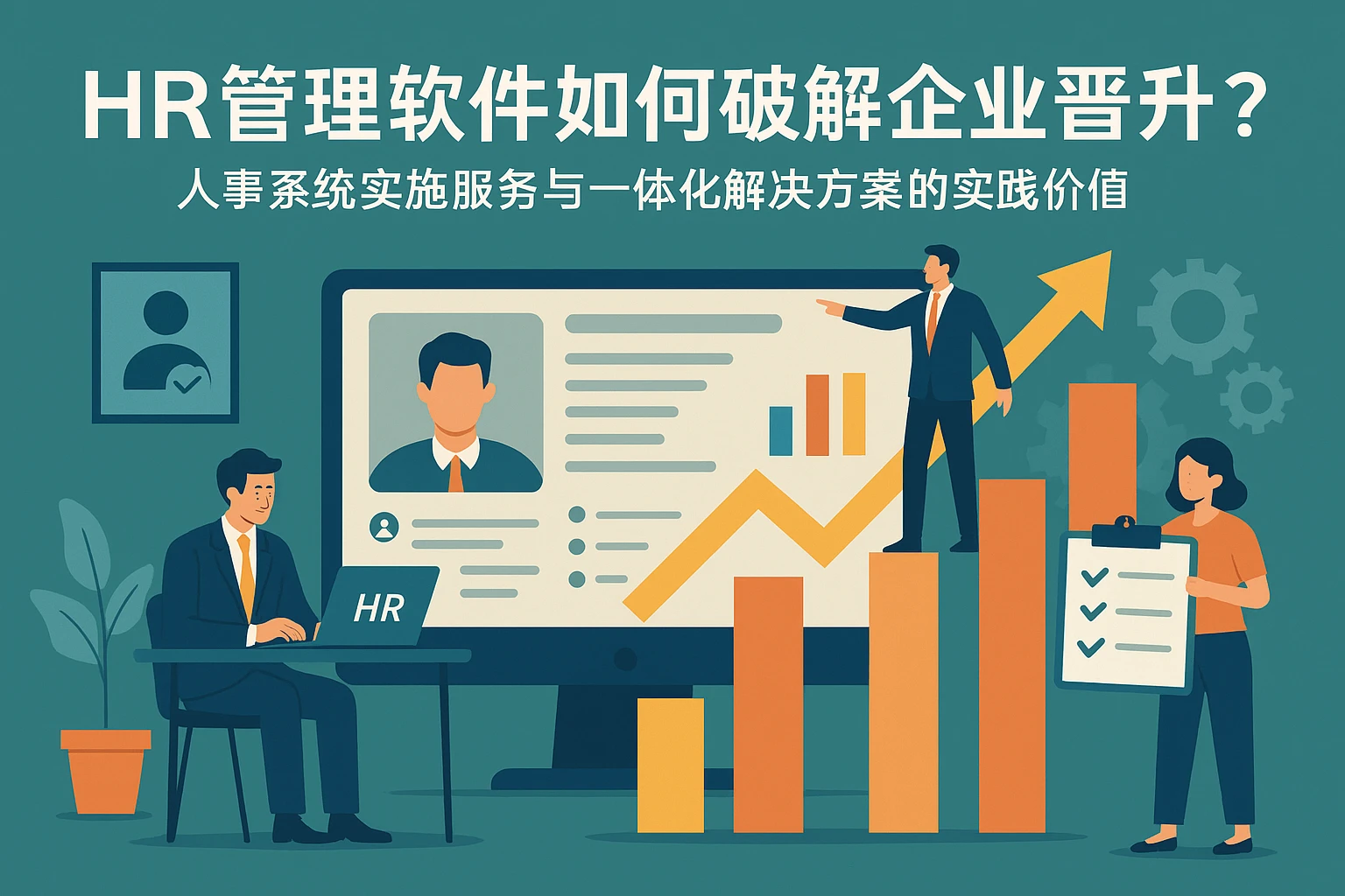 HR管理软件如何破解企业晋升困局？人事系统实施服务与一体化解决方案的实践价值