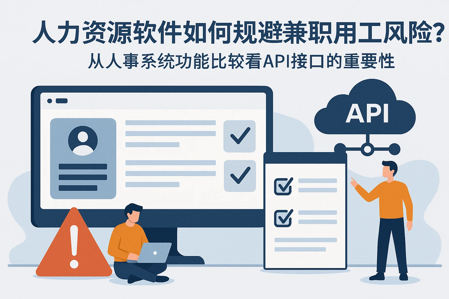 人力资源软件如何规避兼职用工风险？从人事系统功能比较看API接口的重要性