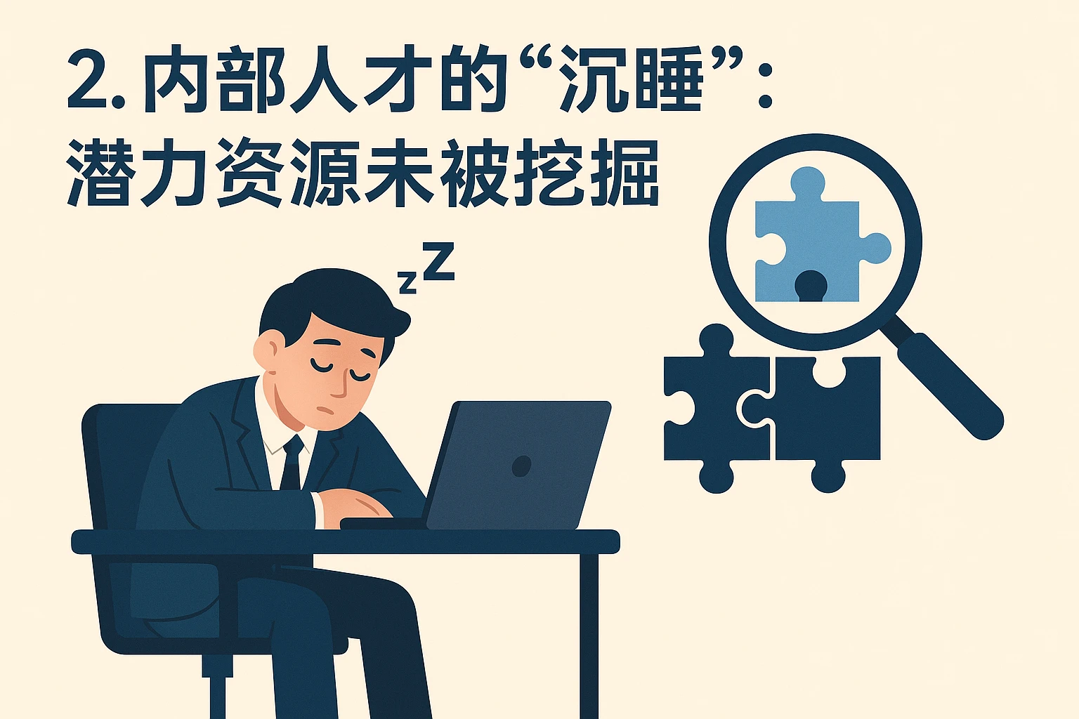 2. 内部人才的“沉睡”：潜力资源未被挖掘