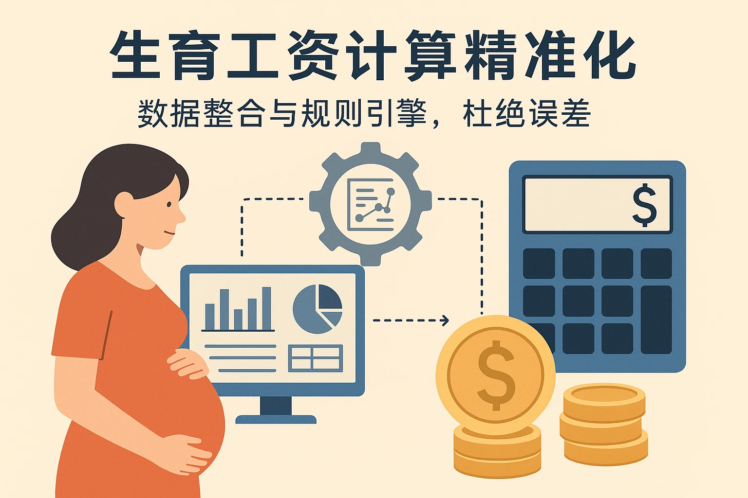 2. 生育工资计算精准化：数据整合与规则引擎，杜绝误差