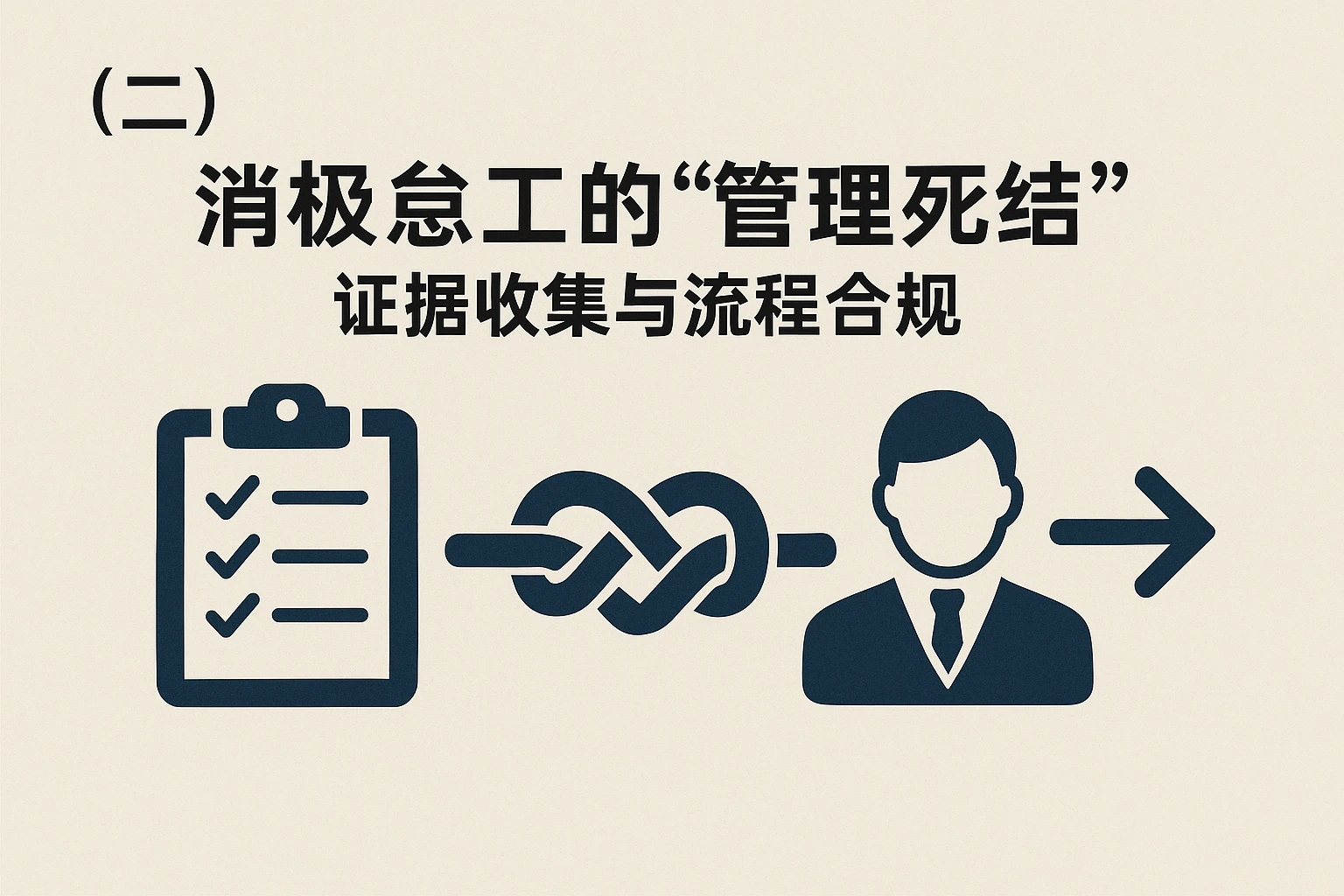 （二）消极怠工的“管理死结”：证据收集与流程合规