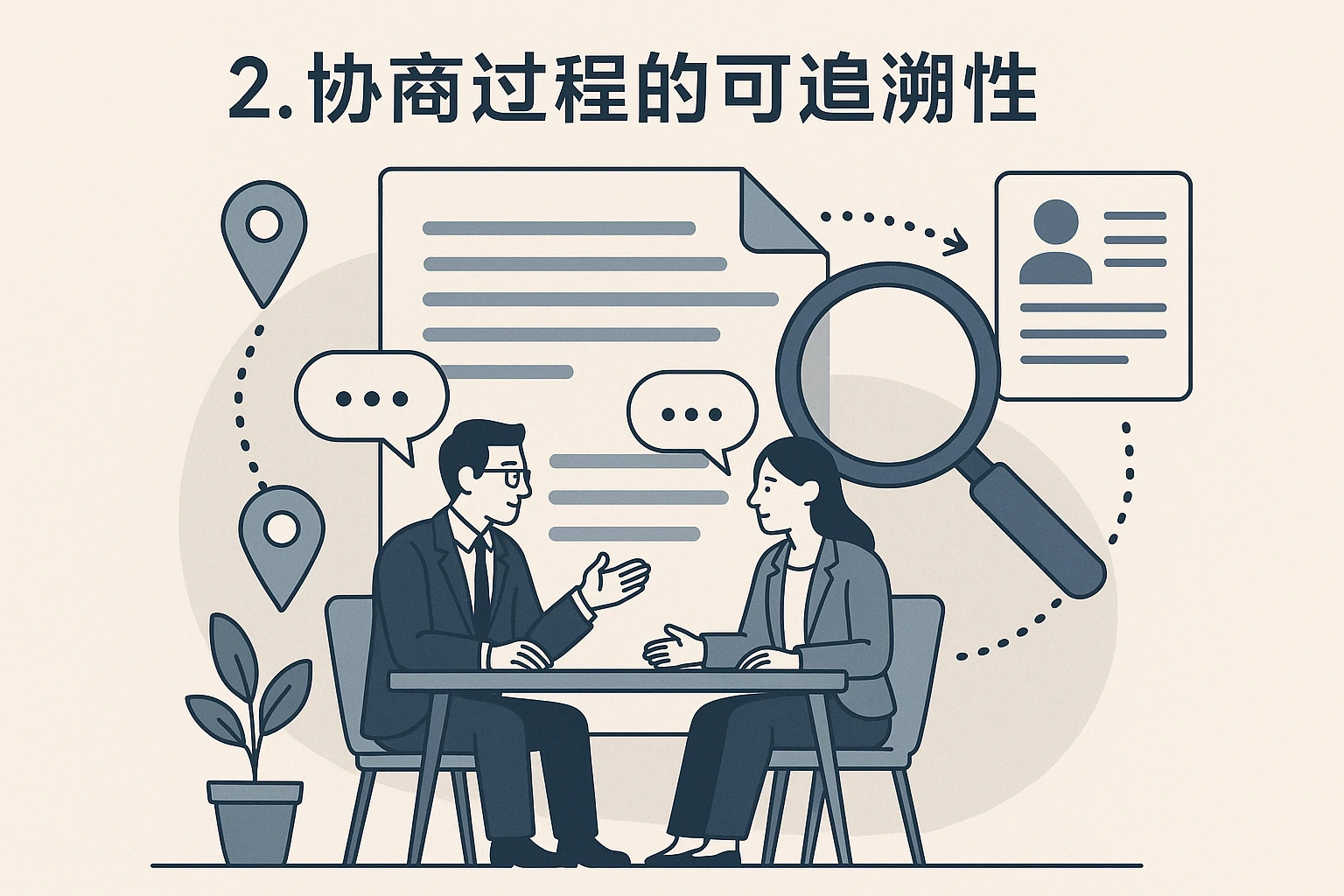 2. 协商过程的可追溯性