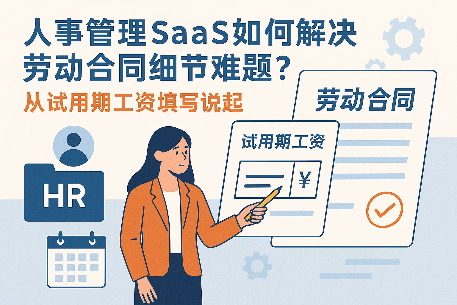 人事管理SaaS如何解决劳动合同细节难题？从试用期工资填写说起