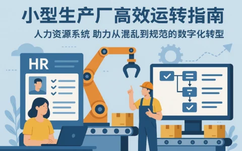 小型生产厂人事高效运转指南：人力资源系统助力从混乱到规范的数字化转型