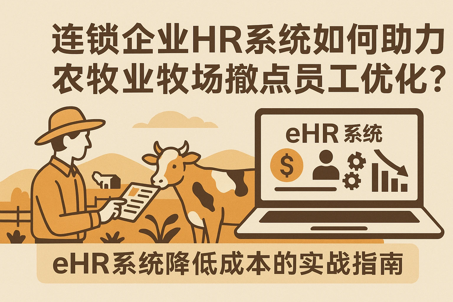 连锁企业HR系统如何助力农牧业牧场撤点员工优化？——ehr系统降低成本的实战指南