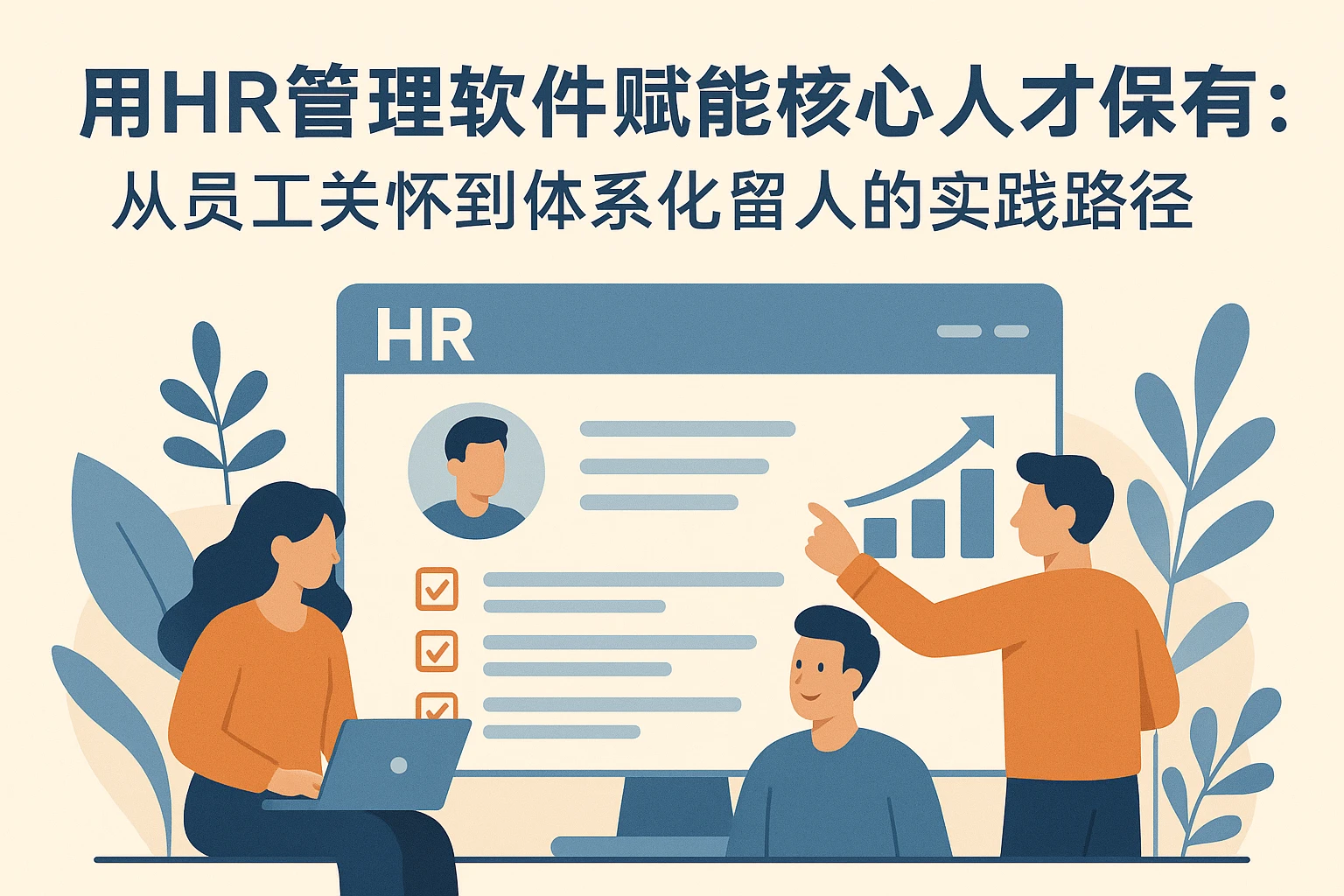 用HR管理软件赋能核心人才保有：从员工关怀到体系化留人的实践路径