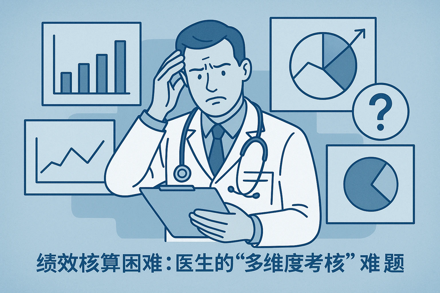 2. 绩效核算困难：医生的“多维度考核”难题