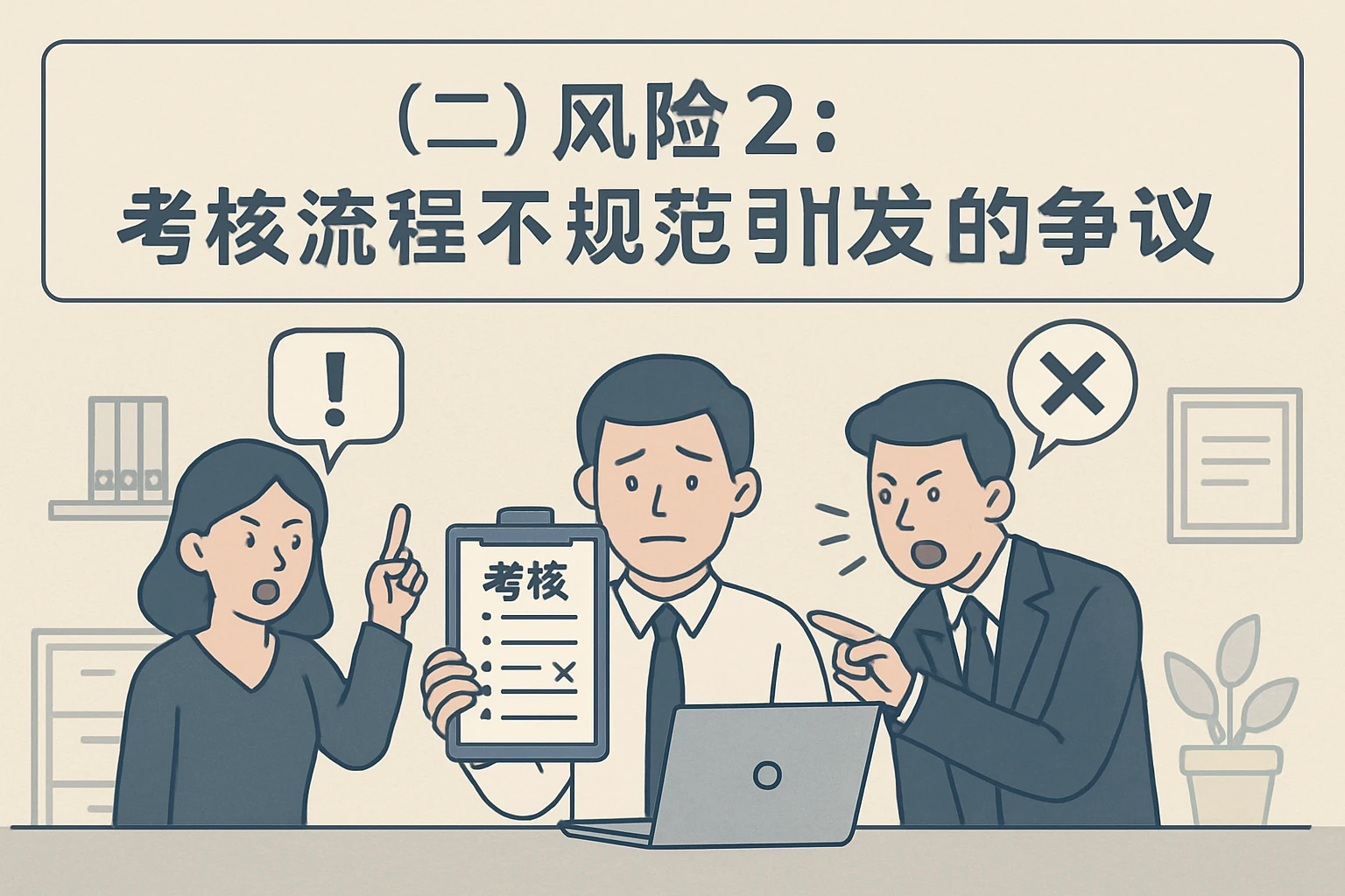 （二）风险2：考核流程不规范引发的争议