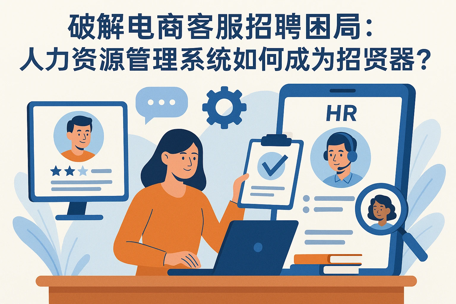 破解电商客服招聘困局：人力资源管理系统如何成为招贤利器？