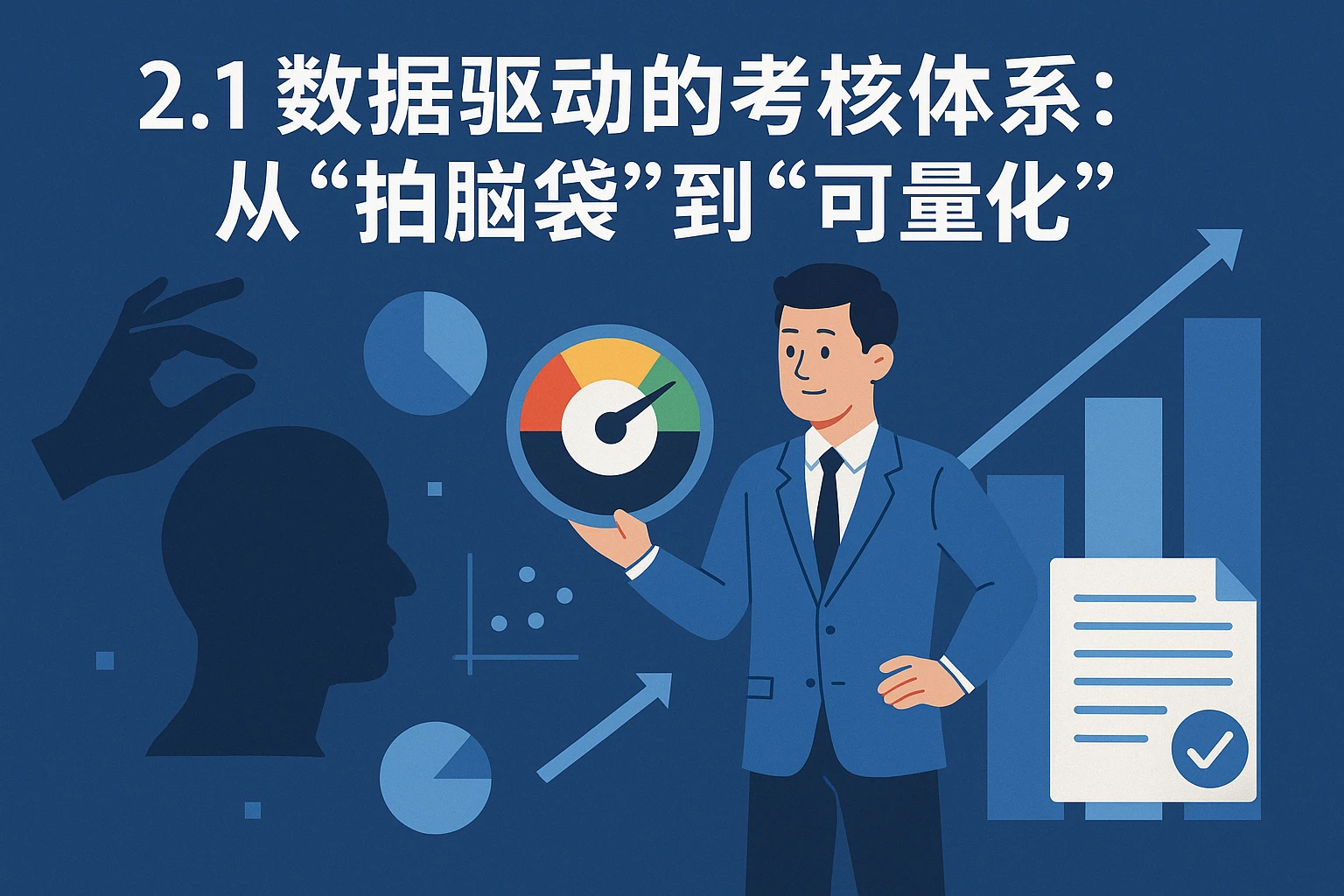 2.1 数据驱动的考核体系：从“拍脑袋”到“可量化”