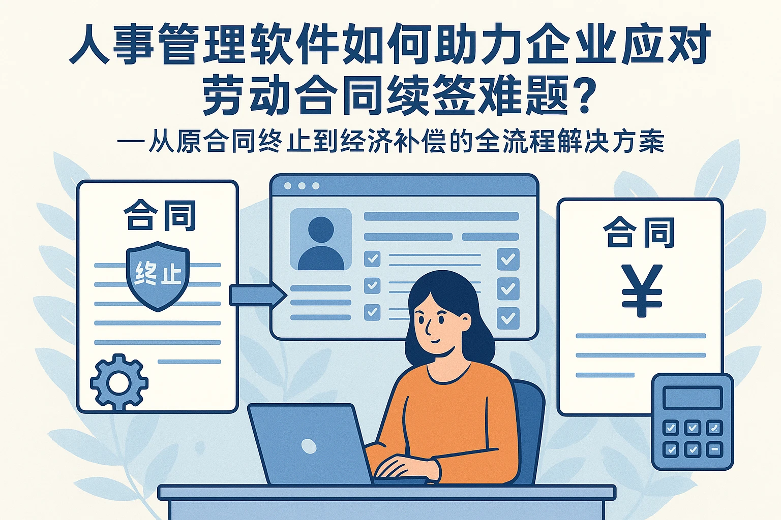 人事管理软件如何助力企业应对劳动合同续签难题？——从原合同终止到经济补偿的全流程解决方案